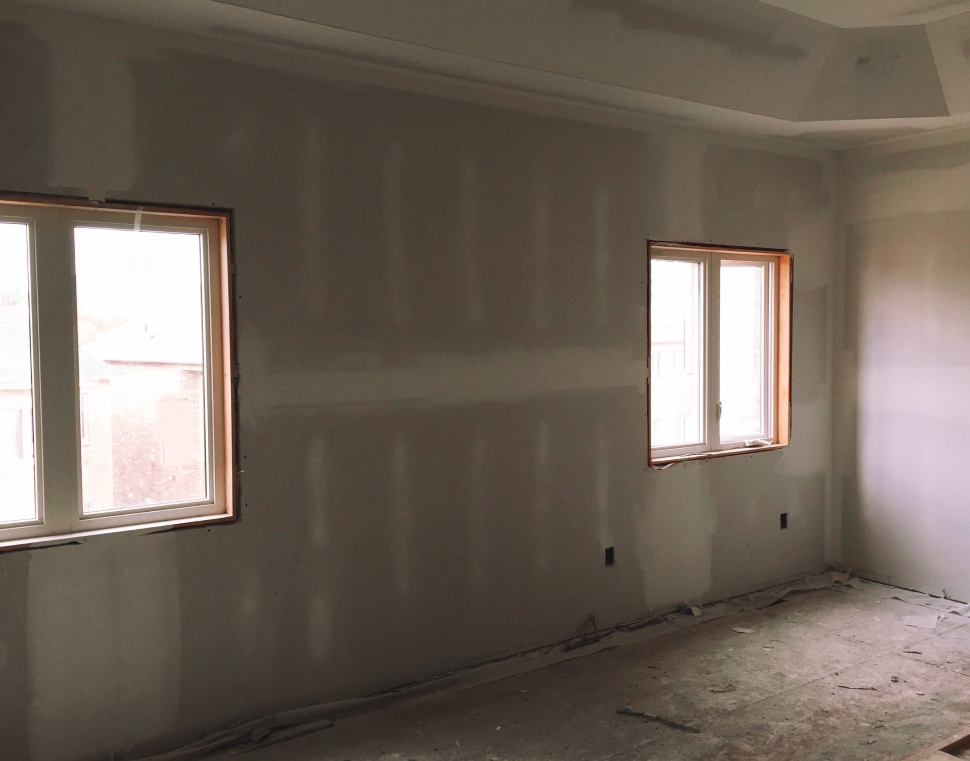 Drywall work by LAROCK Construction